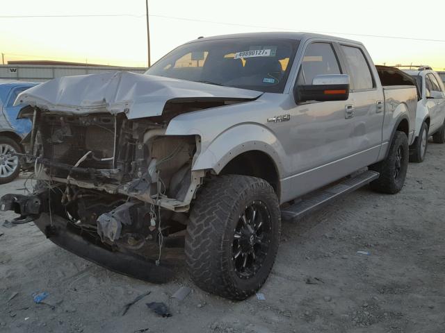 1FTFW1EFXCKD94952 - 2012 FORD F150 SUPER SILVER photo 2