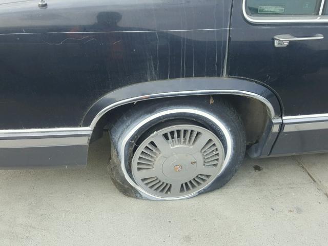 1G6CD53B7M4345216 - 1991 CADILLAC DEVILLE BLACK photo 9