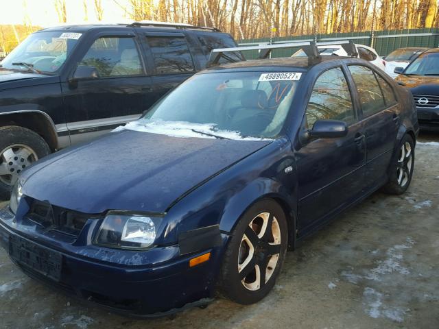 3VWVH69M23M160385 - 2003 VOLKSWAGEN JETTA GLI BLUE photo 2