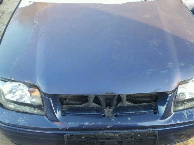 3VWVH69M23M160385 - 2003 VOLKSWAGEN JETTA GLI BLUE photo 7