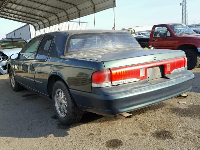 1MELM62W1SH622809 - 1995 MERCURY COUGAR XR7 GREEN photo 3