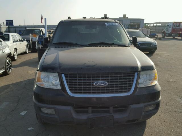 1FMFU15576LA46114 - 2006 FORD EXPEDITION BLACK photo 9