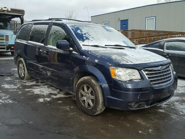 2A8HR54P48R619191 - 2008 CHRYSLER TOWN & COU BLUE photo 1