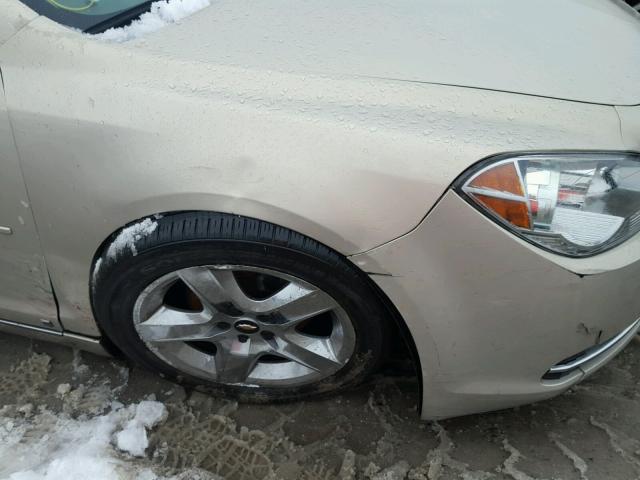 1G1ZC5EB3AF132022 - 2010 CHEVROLET MALIBU 1LT 米色 照片 9