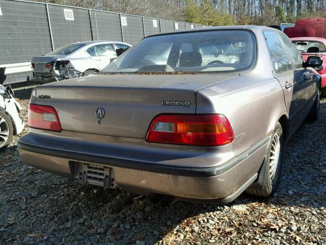 JH4KA7638MC051913 - 1991 ACURA LEGEND BROWN photo 4