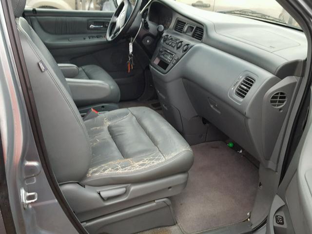 5FNRL18902B010989 - 2002 HONDA ODYSSEY EX GRAY photo 5