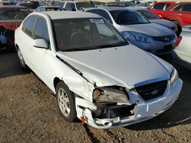 KMHDN46D05U172982 - 2005 HYUNDAI ELANTRA GL WHITE photo 1