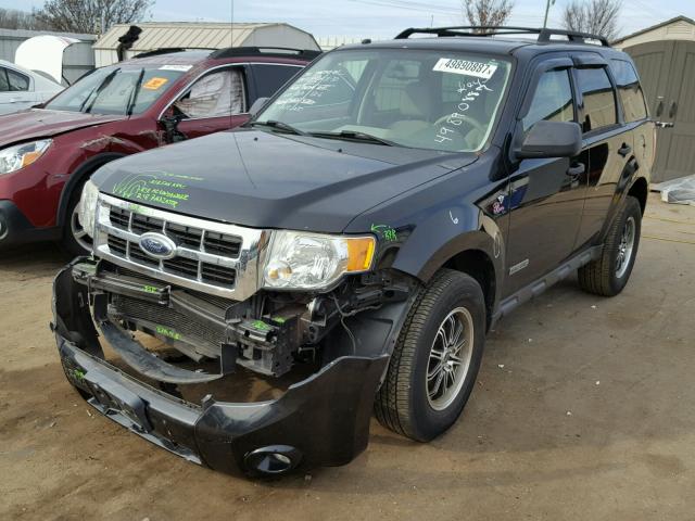 1FMCU93148KD32979 - 2008 FORD ESCAPE XLT BLACK photo 2