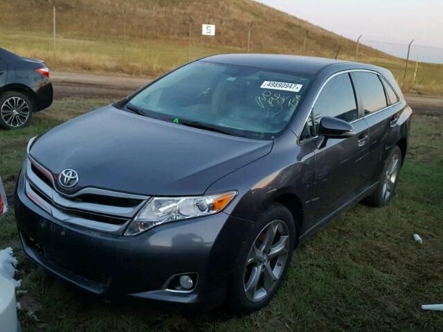 4T3ZK3BB7DU061915 - 2013 TOYOTA VENZA LE GRAY photo 2