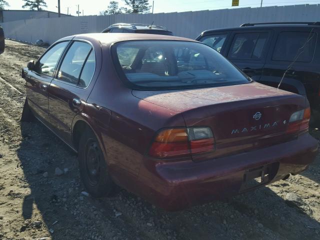 JN1CA21D8TT113384 - 1996 NISSAN MAXIMA GLE RED photo 3