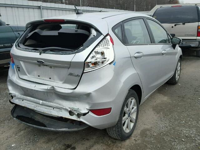 3FADP4EJ8DM143728 - 2013 FORD FIESTA SE SILVER photo 4