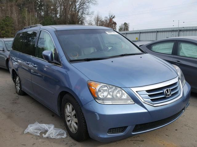 5FNRL38709B016148 - 2009 HONDA ODYSSEY EX BLUE photo 1