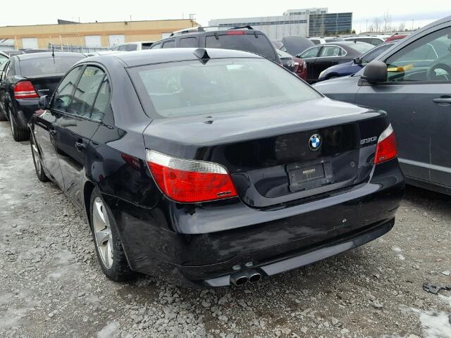 WBANA73545B816348 - 2005 BMW 530 I BLACK photo 3