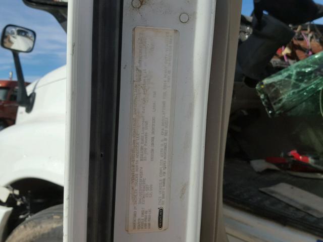 3AKJGEDV9ESFK5874 - 2014 FREIGHTLINER CASCADIA 1 WHITE photo 10