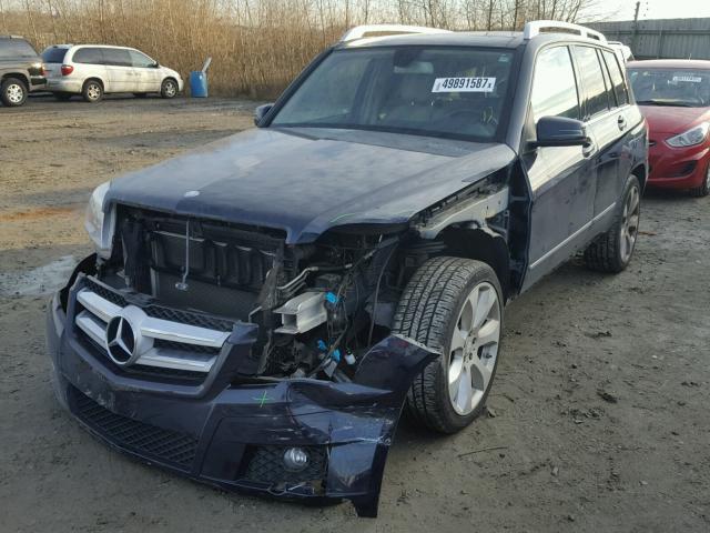 WDCGG8HB4AF321756 - 2010 MERCEDES-BENZ GLK 350 4M BLACK photo 2