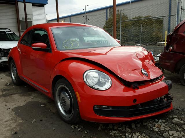 3VWHP7AT7CM623579 - 2012 VOLKSWAGEN BEETLE RED photo 1
