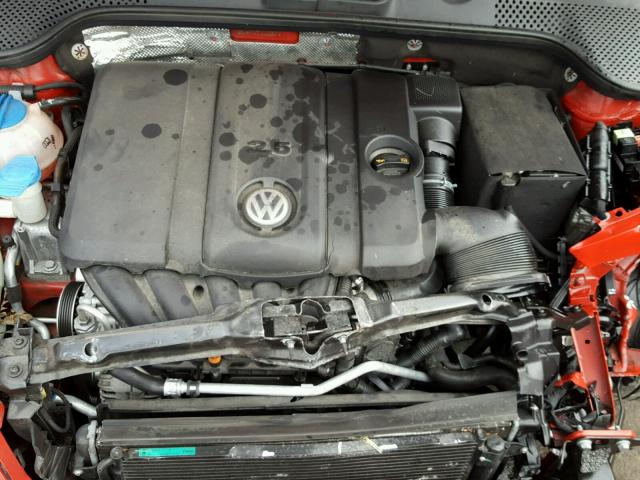 3VWHP7AT7CM623579 - 2012 VOLKSWAGEN BEETLE RED photo 7