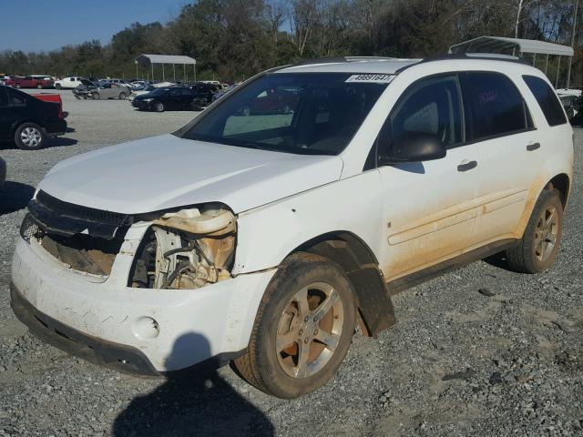 2CNDL13F076071355 - 2007 CHEVROLET EQUINOX LS WHITE photo 2