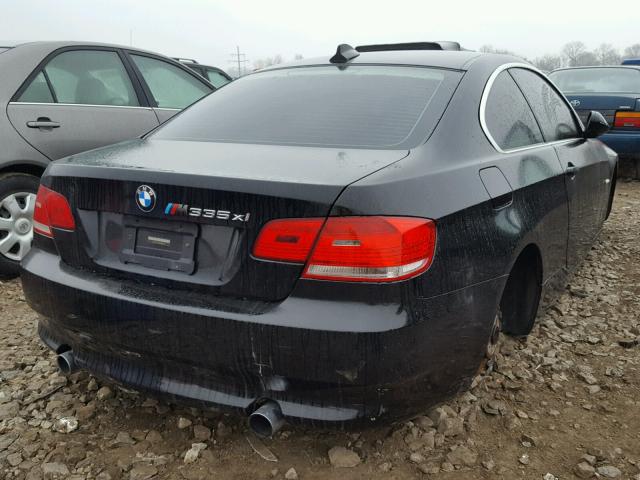 WBAWC735X8E065998 - 2008 BMW 335 XI BLACK photo 4