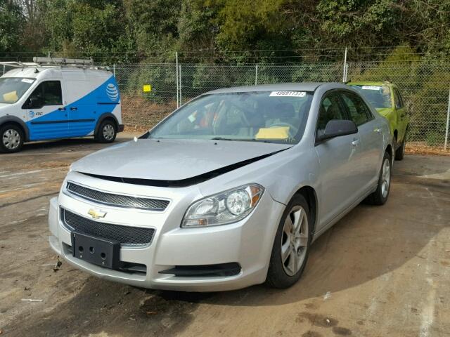 1G1ZA5EU2CF215029 - 2012 CHEVROLET MALIBU LS SILVER photo 2