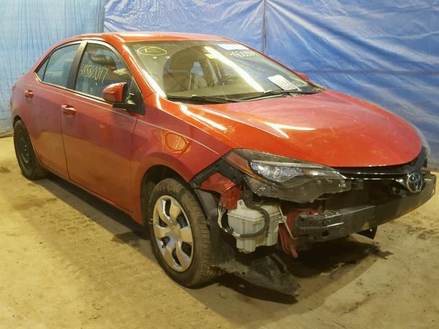 2T1BURHE1HC770470 - 2017 TOYOTA COROLLA L RED photo 1