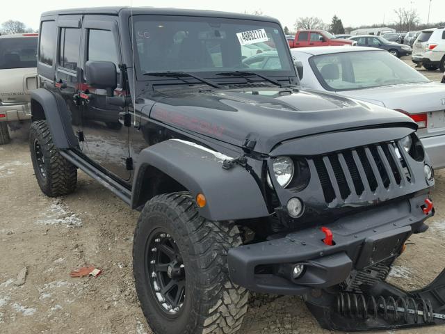 1C4BJWFG7FL666583 - 2015 JEEP WRANGLER U BLACK photo 1