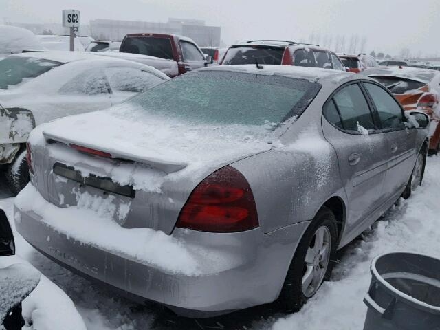 2G2WP552371190392 - 2007 PONTIAC GRAND PRIX SILVER photo 4