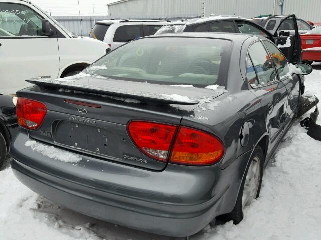 1G3NL52F73C332032 - 2003 OLDSMOBILE ALERO GL GRAY photo 4