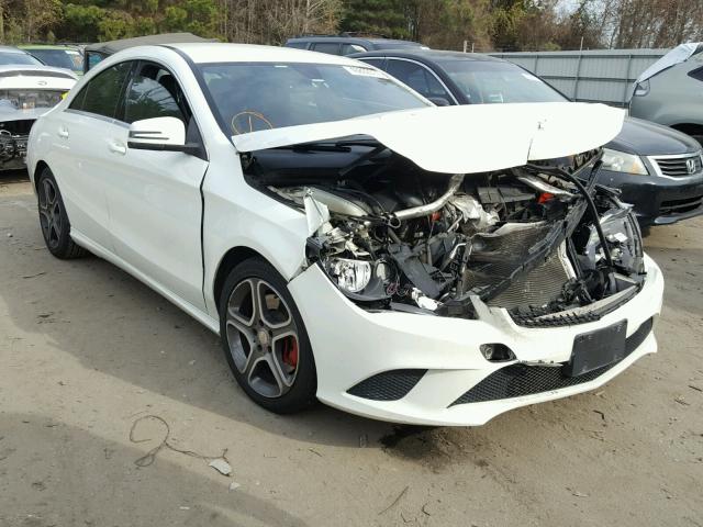 WDDSJ4EB5EN043708 - 2014 MERCEDES-BENZ CLA 250 WHITE photo 1