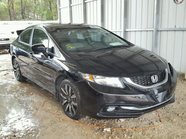 19XFB2F97FE066941 - 2015 HONDA CIVIC EXL BLACK photo 1