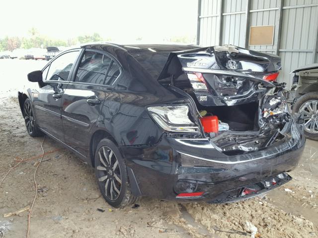 19XFB2F97FE066941 - 2015 HONDA CIVIC EXL BLACK photo 3