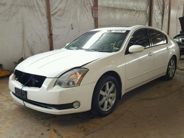 1N4BA41E15C828786 - 2005 NISSAN MAXIMA SE WHITE photo 2