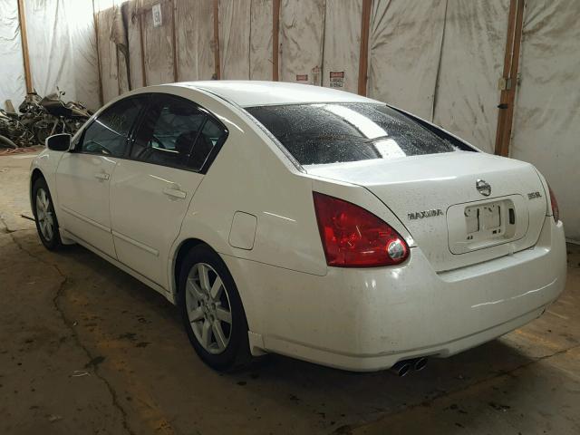 1N4BA41E15C828786 - 2005 NISSAN MAXIMA SE WHITE photo 3