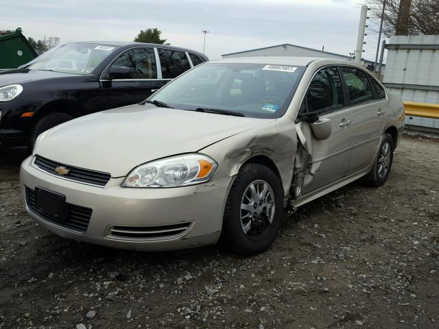 2G1WD5EM0A1158232 - 2010 CHEVROLET IMPALA POL TAN photo 2