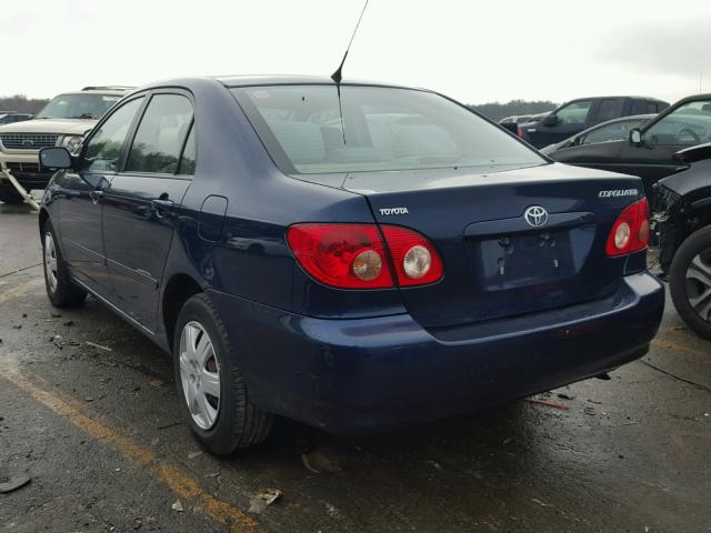 1NXBR32E56Z736549 - 2006 TOYOTA COROLLA CE BLUE photo 3