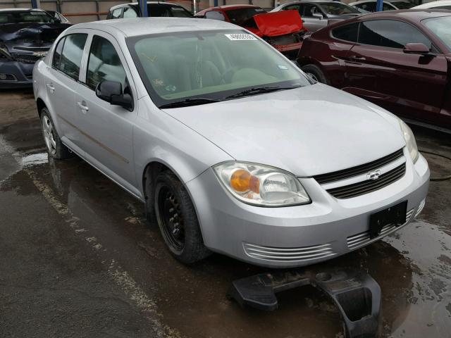 1G1AK52F357581028 - 2005 CHEVROLET COBALT SILVER photo 1