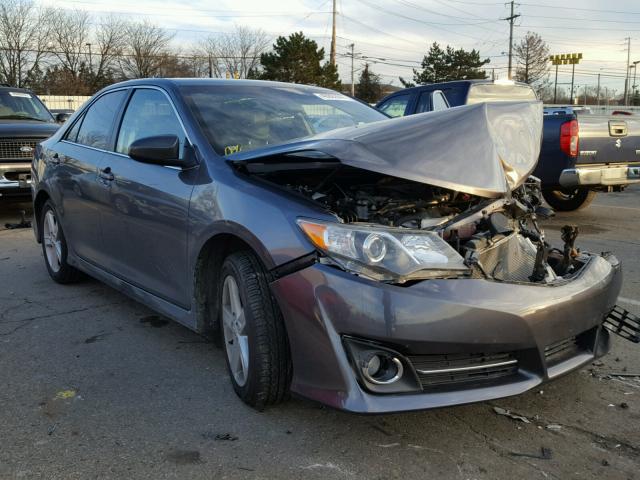 4T1BF1FK2EU392643 - 2014 TOYOTA CAMRY L GRAY photo 1