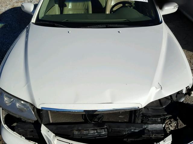 KMHFC46F17A176074 - 2007 HYUNDAI AZERA SE WHITE photo 7