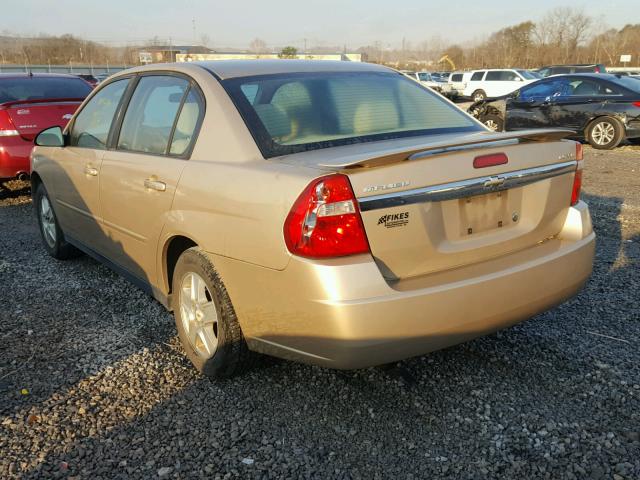 1G1ZT54875F215335 - 2005 CHEVROLET MALIBU LS 棕色 照片 3