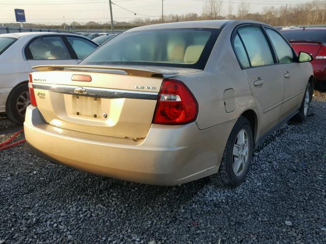 1G1ZT54875F215335 - 2005 CHEVROLET MALIBU LS 棕色 照片 4