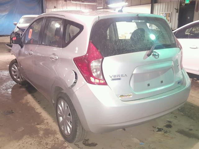 3N1CE2CP6FL385730 - 2015 NISSAN VERSA NOTE SILVER photo 3