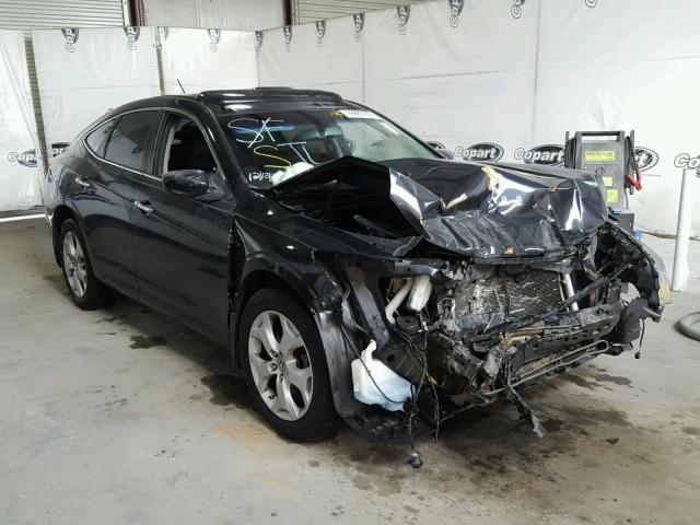 5J6TF2H52BL004456 - 2011 HONDA ACCORD CRO BLACK photo 1