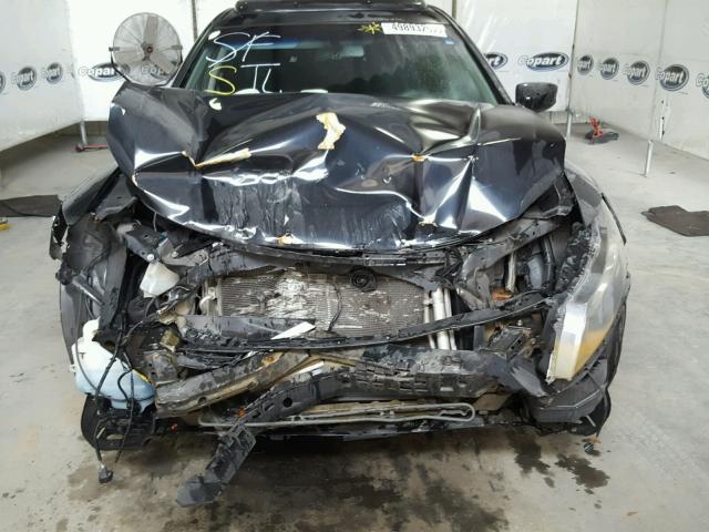 5J6TF2H52BL004456 - 2011 HONDA ACCORD CRO BLACK photo 7