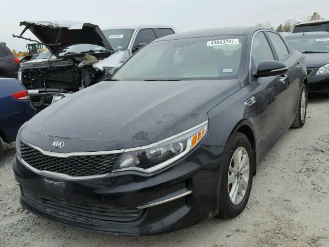 5XXGT4L33GG105580 - 2016 KIA OPTIMA LX BLACK photo 2