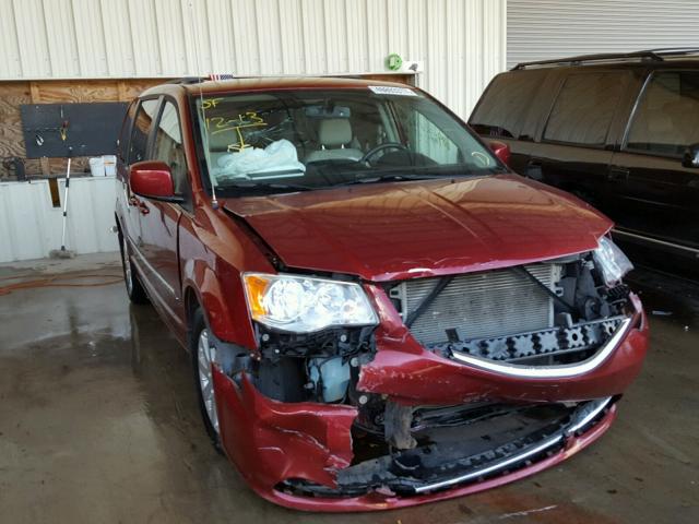 2C4RC1BG3DR604507 - 2013 CHRYSLER TOWN & COU RED photo 1