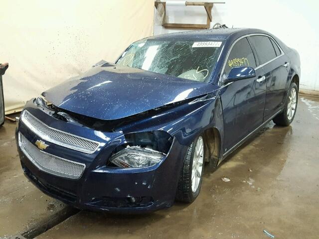 1G1ZK577394241809 - 2009 CHEVROLET MALIBU LTZ BLUE photo 2