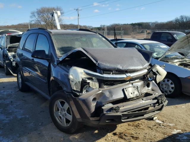 2CNDL13F076101664 - 2007 CHEVROLET EQUINOX LS SILVER photo 1