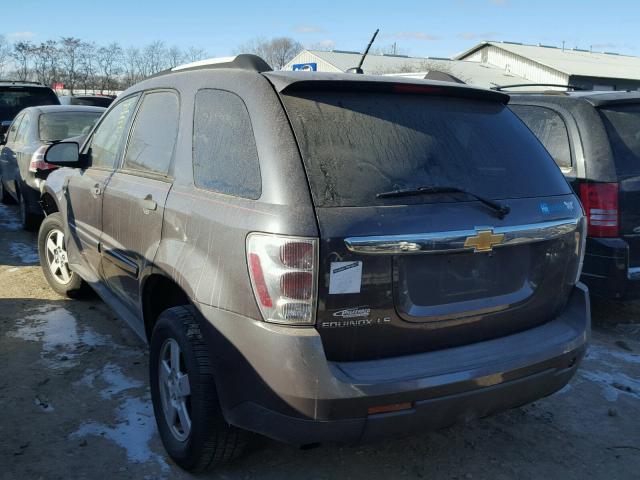 2CNDL13F076101664 - 2007 CHEVROLET EQUINOX LS SILVER photo 3