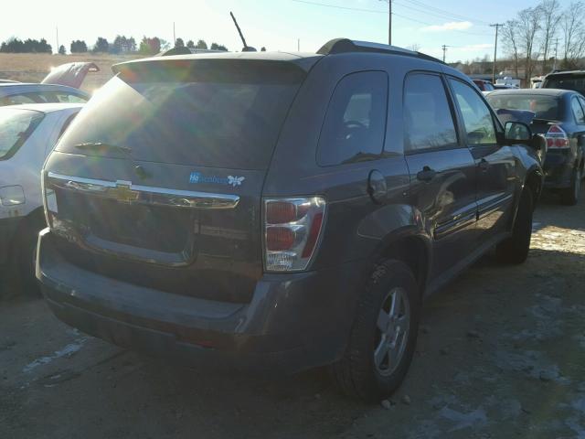 2CNDL13F076101664 - 2007 CHEVROLET EQUINOX LS SILVER photo 4