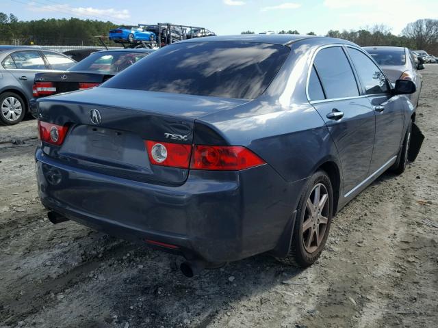 JH4CL96874C018942 - 2004 ACURA TSX GRAY photo 4